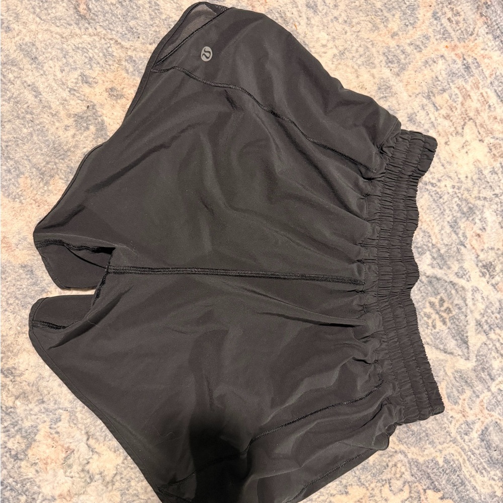 Lululemon Athletica Black Elastic Shorts